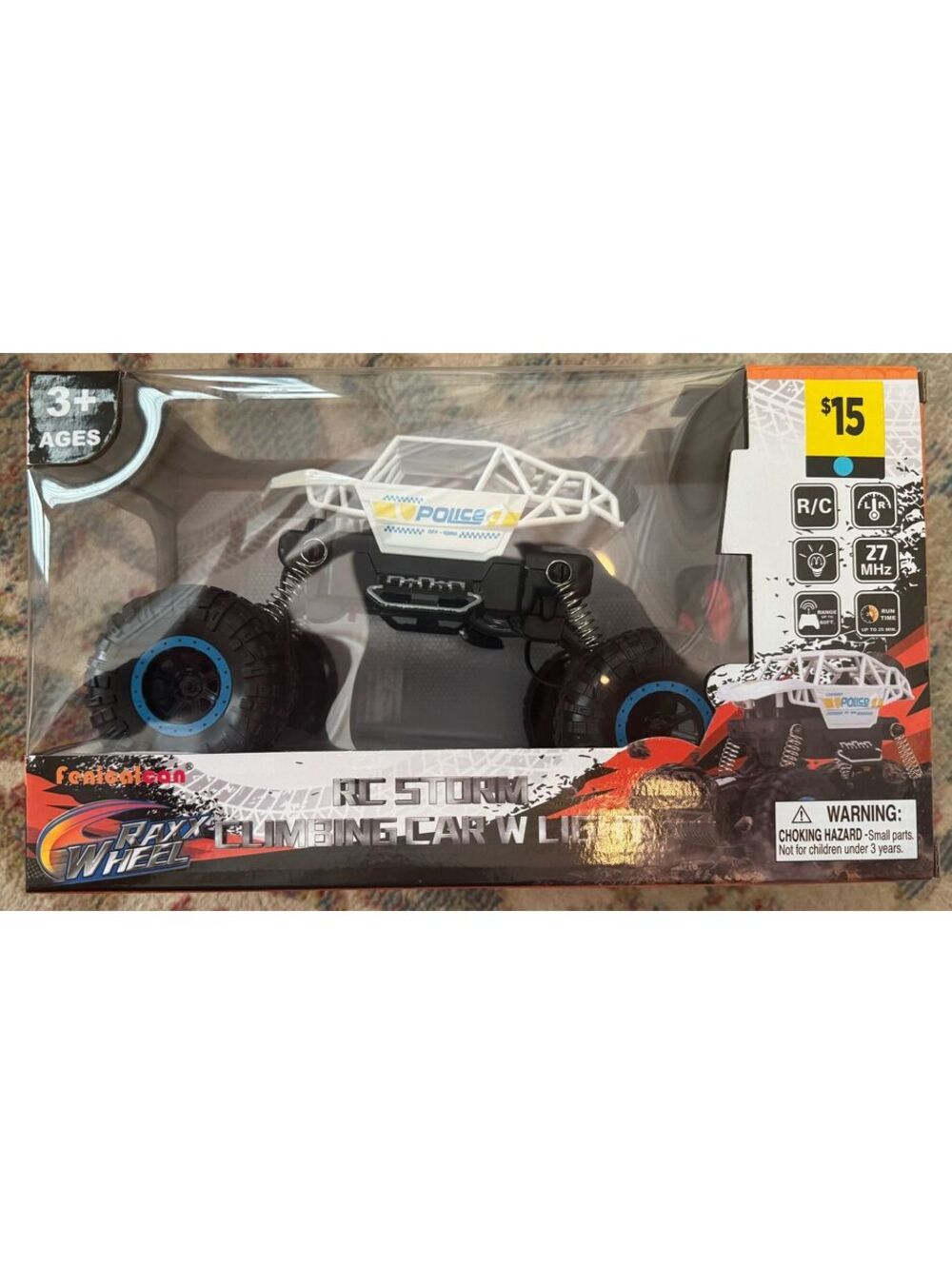 RC Storm Climbing Car with Light Remote Control Off-Road Truck for 3+